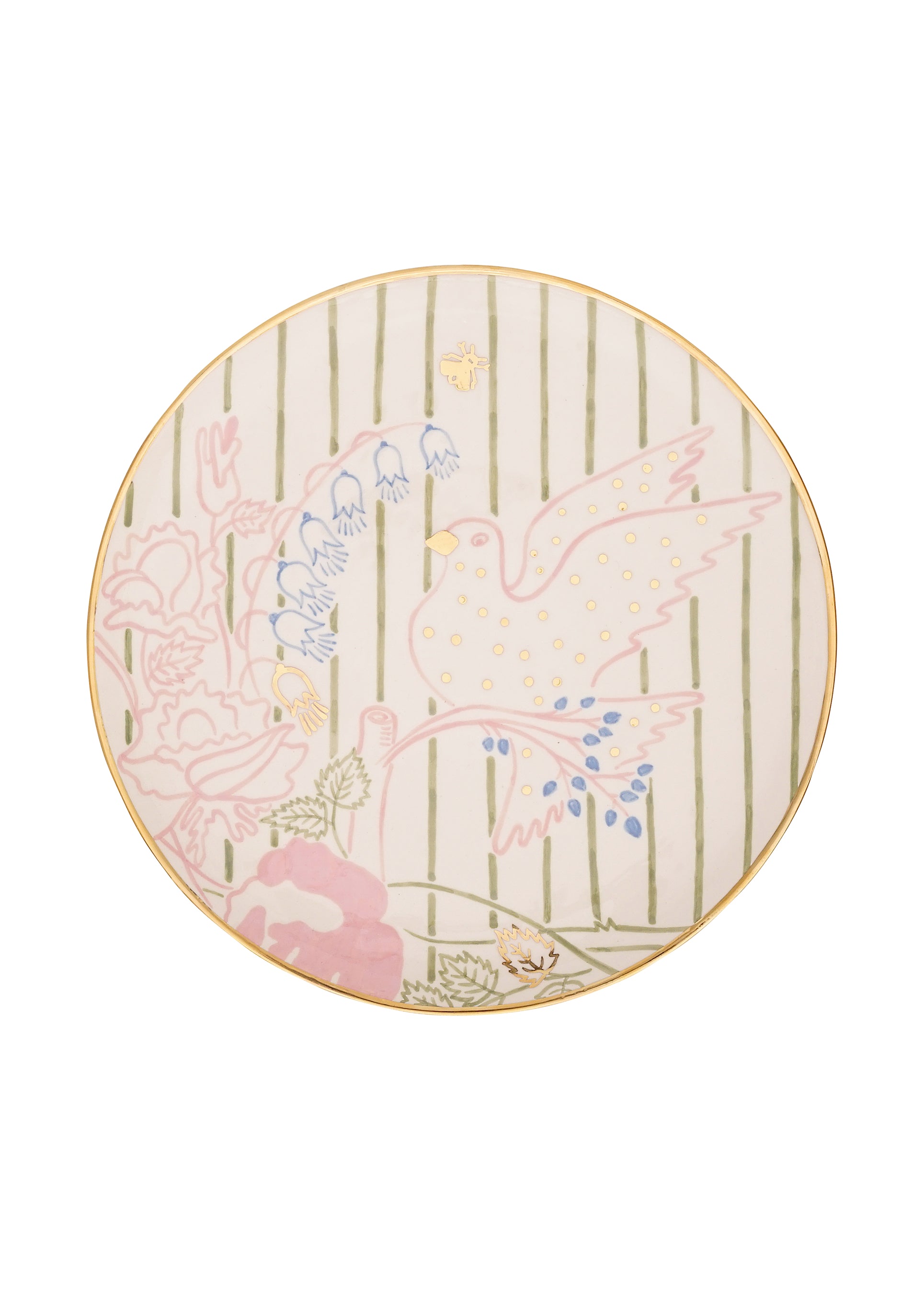 Dove round plate