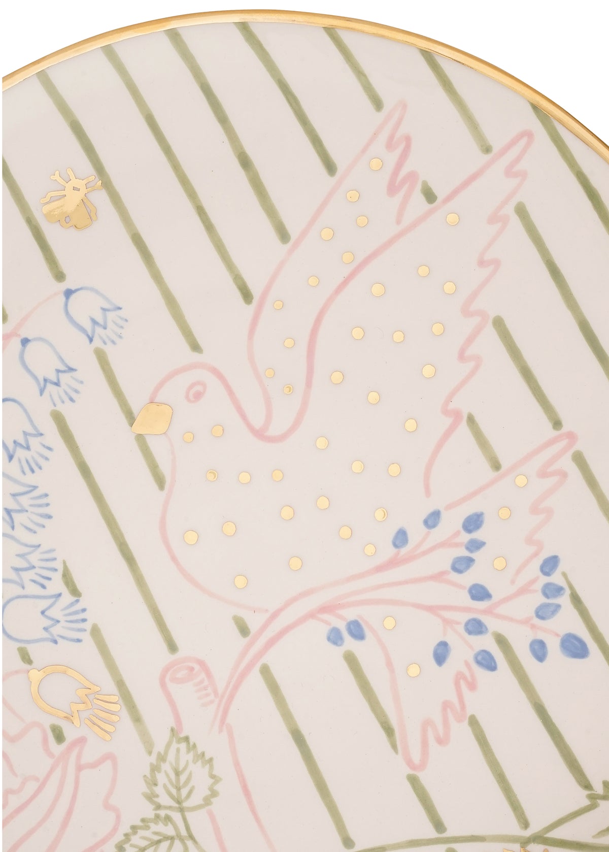 Dove round plate