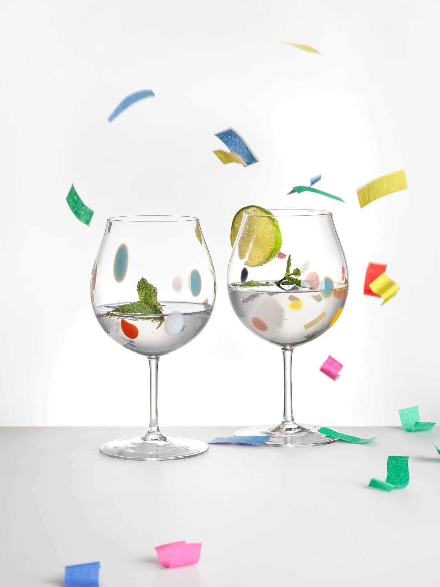 Confetti glass