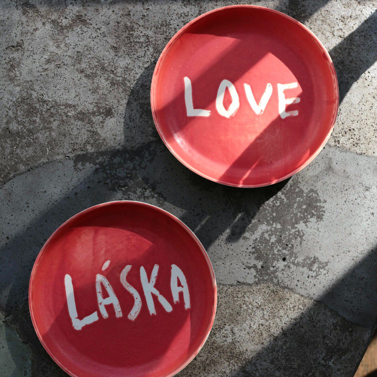Láska &amp; Love talíř