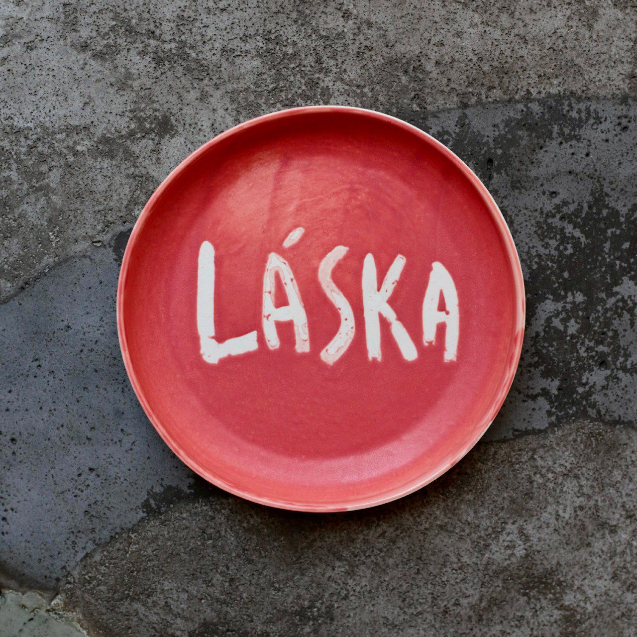 Láska &amp; Love talíř