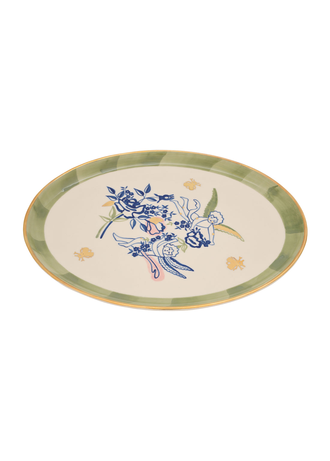 Grace Ornate oval plate