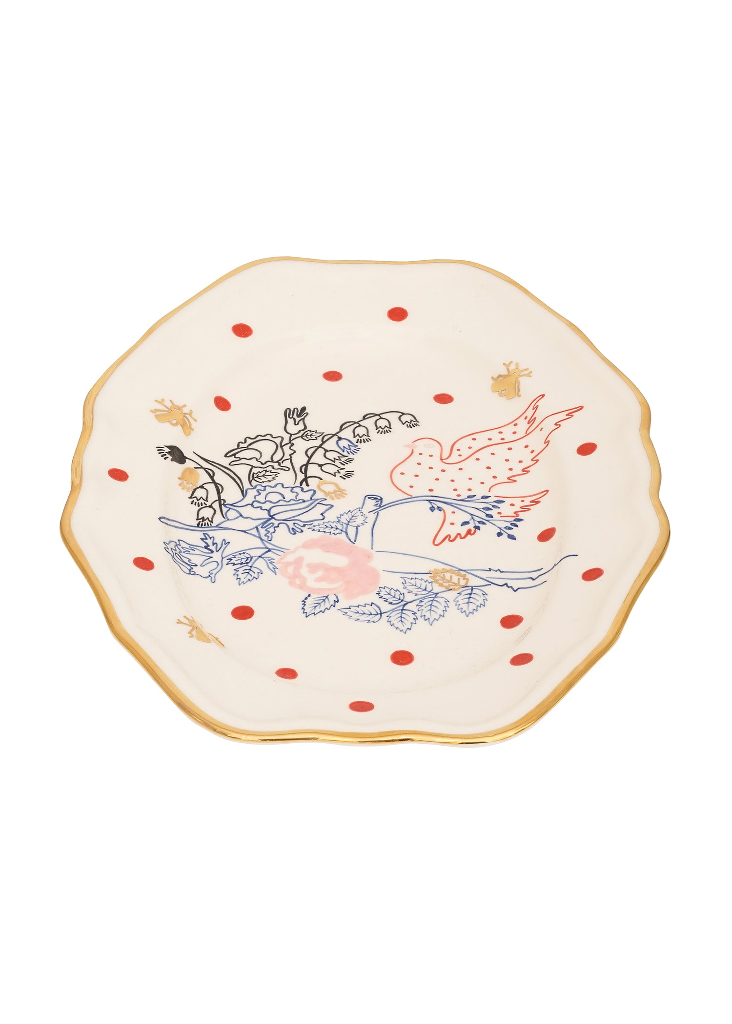Dove Ornate plate