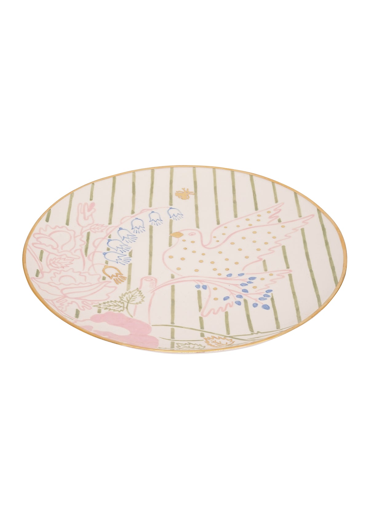 Dove round plate