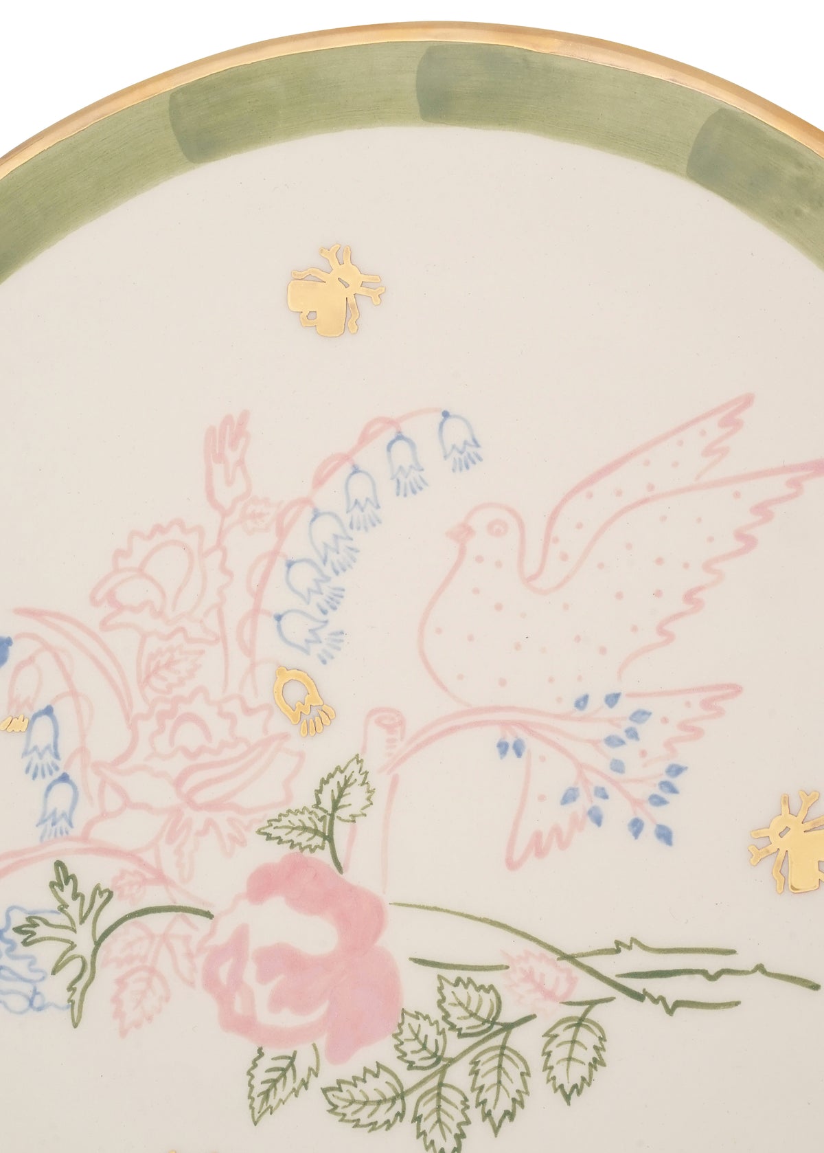 Dove round plate