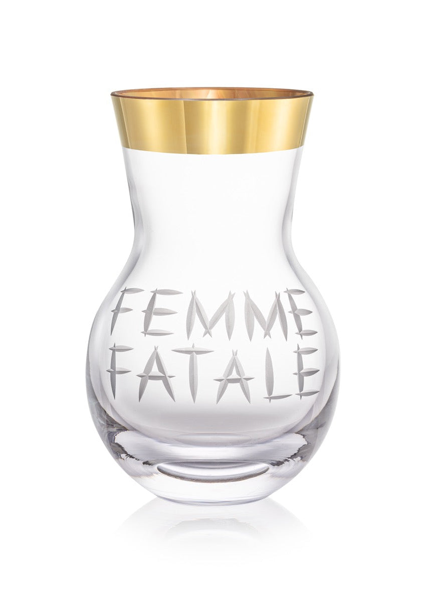 Femme Fatale váza zlato 42 cm