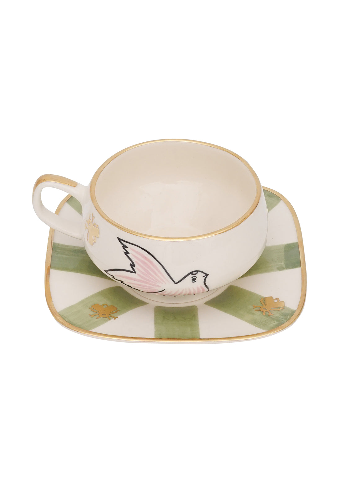 Birdsong tea cup with saucer set