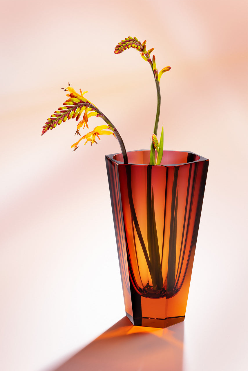 Purity vase - Topaz rose