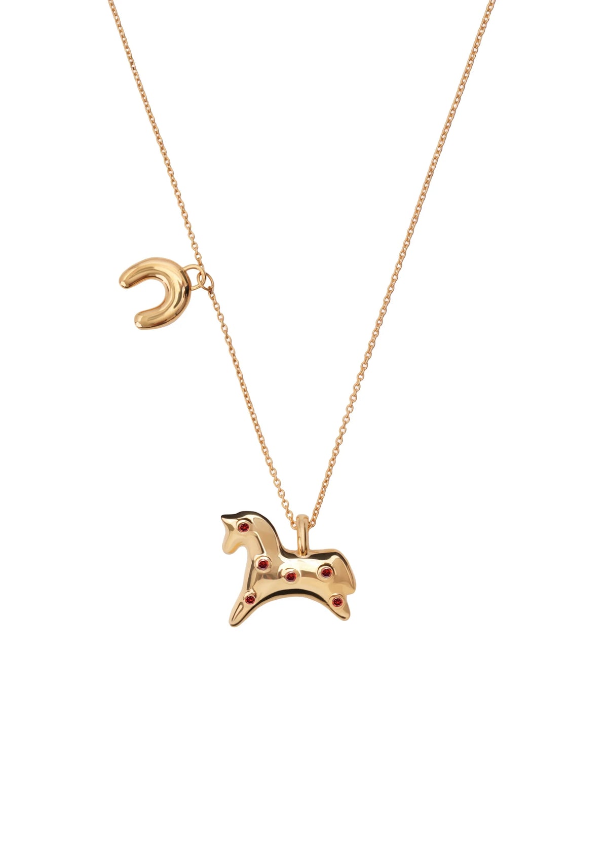 Lucky Pendant - Gold-plated and Enamel