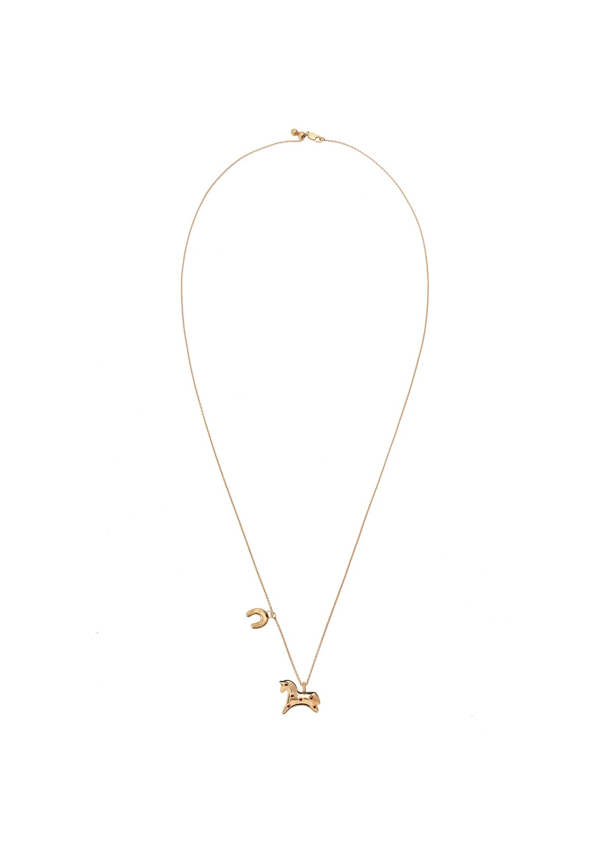 Lucky Pendant - Gold-plated and Enamel