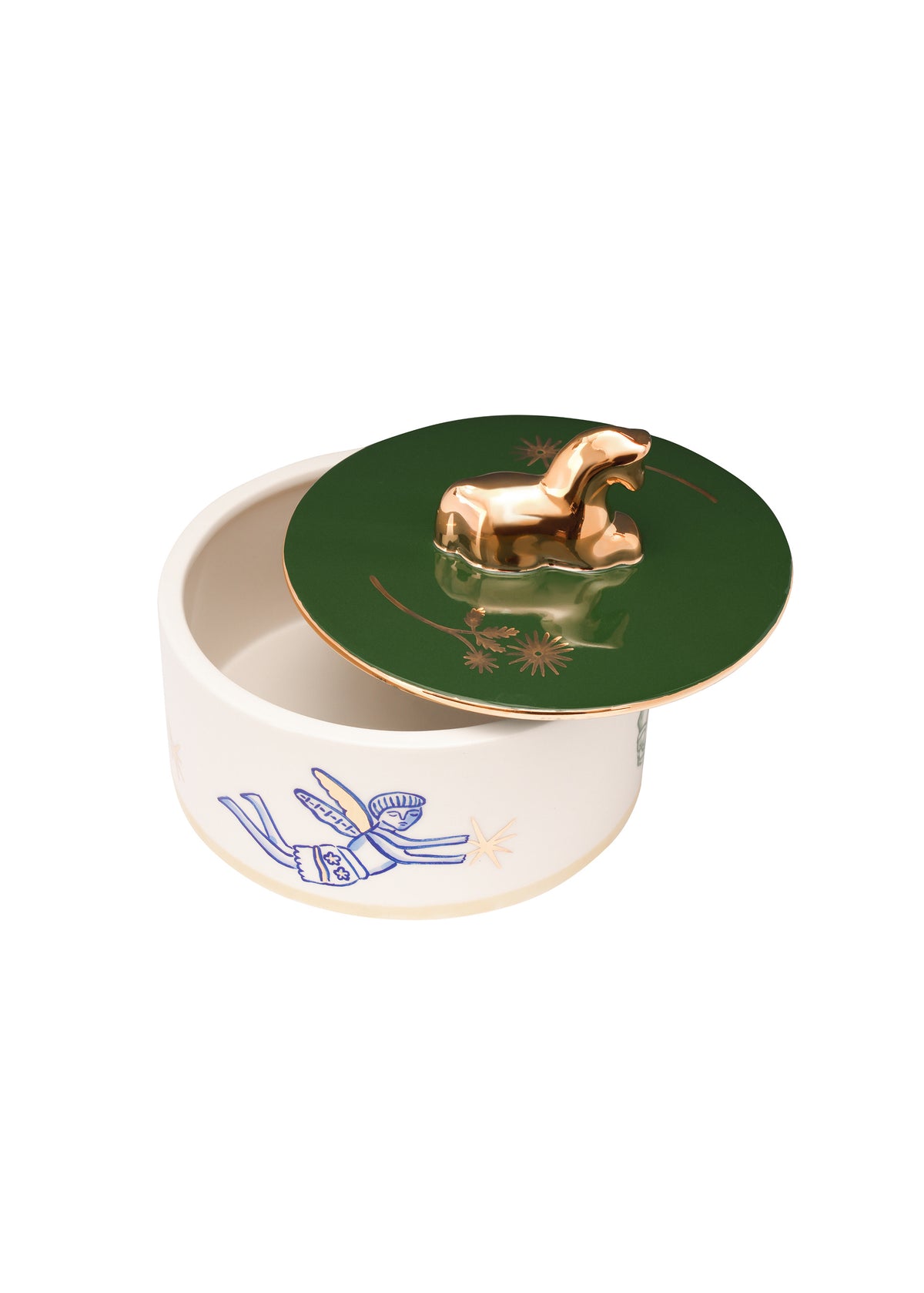 Konyk sugar bowls with flowers.